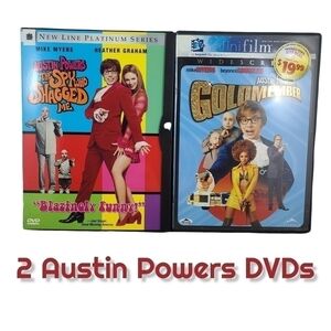 AUSTIN Powers, The Spy who Shagged Me & Goldmember (2 DVD Lot, 1999/2002) Myers